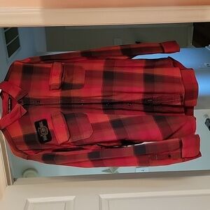 Harley Davidson Mens Long Sleeve Flannel